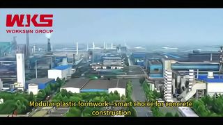 Durable Modular Plastic Formwork for Faster Construction